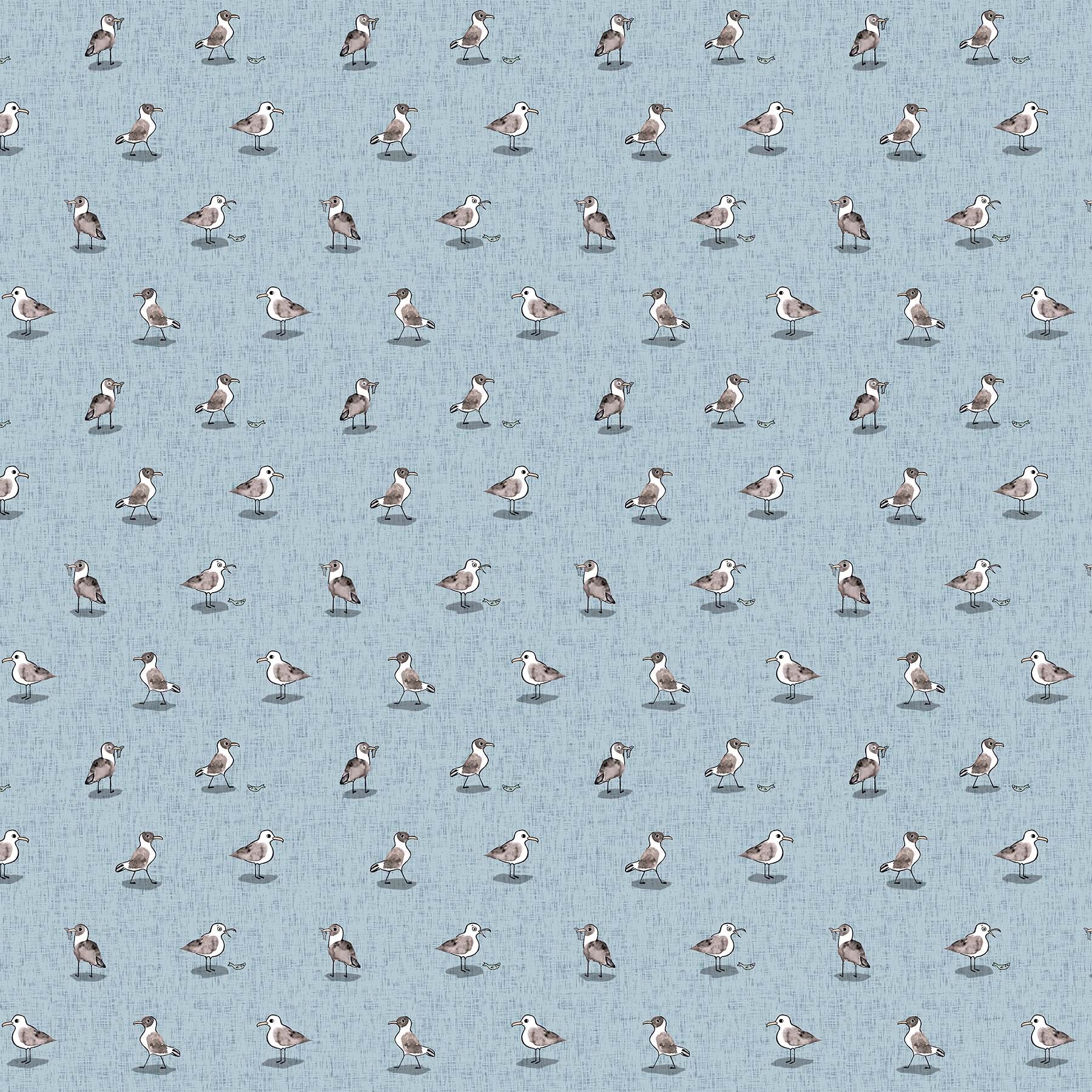 Fabric, Calm Waters, Seagulls, 90611-40