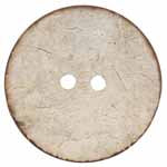 Button, 2", 51mm 2-Hole Button, Light Brown 9800220