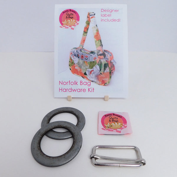 Bag Hardware Kit, Norfolk Bag with designer label