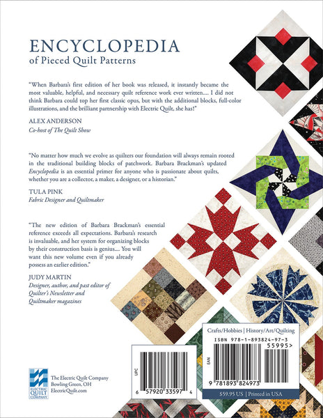 Encyclopedia of Pieced Quilt Patterns - Barbara Brackman