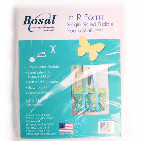 Bosal In-R-Form Single Sided Fusible Foam Stabilizer, 36" x 58"