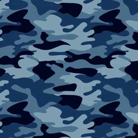 Fabric, Camo, First Responders Camouflage Blue # C10420R-BLUE