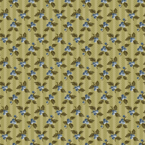 Fabric, Buttercup Bloom Stripe Sage C11154R SAGE