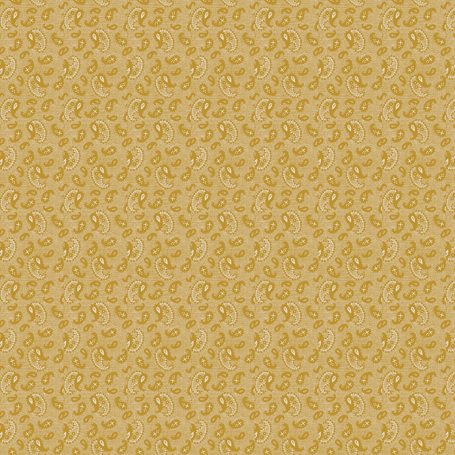Fabric, Buttercup Bloom Paisley Gold, C11155R-Gold