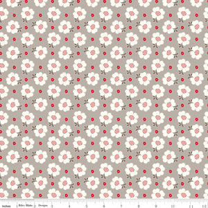 Fabric, Bee Vintage Isabell C13083R-PEWTER