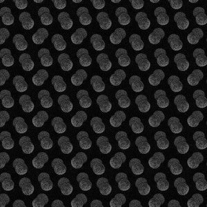 Fabric, Inked Stamped Double Dots C8731-BLACK