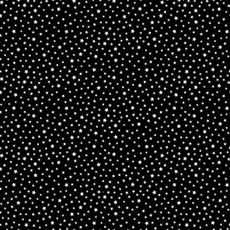 Fabric, Inked Scattered Stars C8732 BLACK