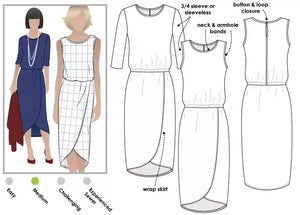 Pattern, Style ARC, Cameron Dress Multi-Size