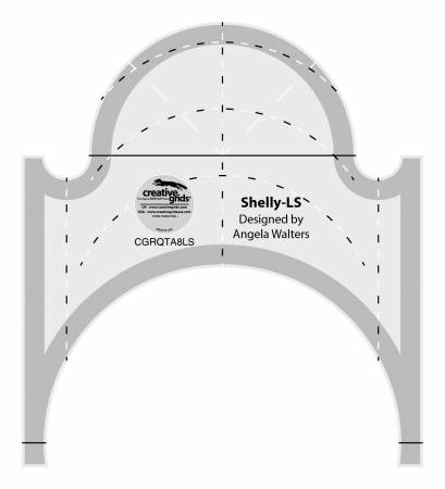 Free Motion Machine Quilting Ruler - Shelly, by Angela Walters CGRQTA8LS