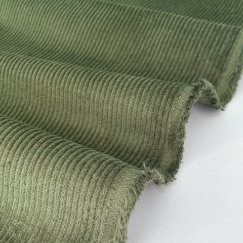 Fabric, Corduroy, 8 wale stretch,  Moss