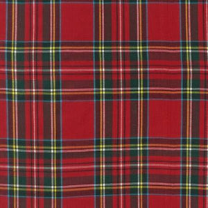 Fabric, Plaid, House of Wales, Red CUD130433