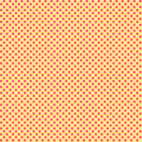Fabric, Cutie Tootie Yellow w. Pink Dot 1495-42