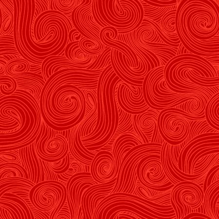 Fabric, Red Swirl, Just Colour Collection, E60-1351-Red