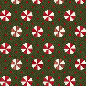 Fabric Flannel, Green Peppermint F9936M-G