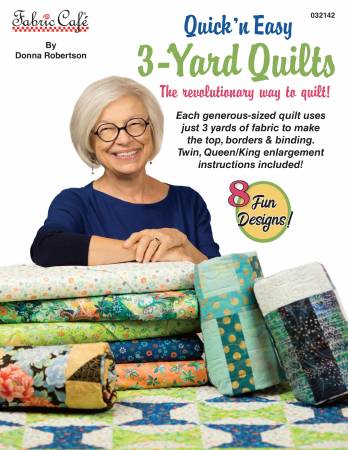 Book, 3 Yard Quilts, Quick & Easy