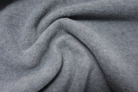 Fabric, Glacier Anti-pill Fleece, Charcoal Melange