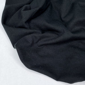 Fabric, Knit Hudson Cotton /TENCEL / Spandex Blend - Black