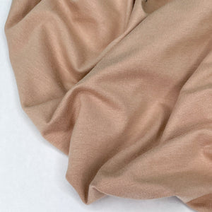Fabric, Knit Hudson Cotton /TENCEL / Spandex Blend - Camel