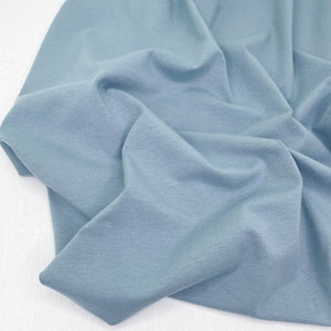 Fabric, Knit Hudson Cotton /TENCEL / Spandex Blend - Chambray