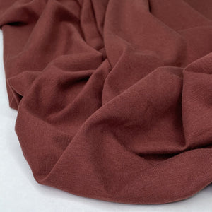 Fabric, Knit Hudson Cotton /TENCEL / Spandex Blend - Chestnut