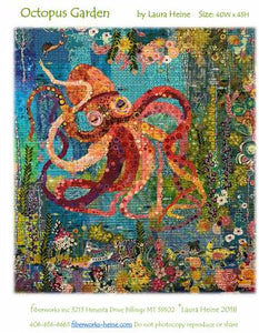 Pattern, Octopus Garden Collage Pattern, Laura Heine