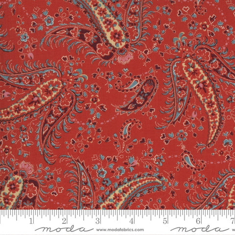 Fabric, Ladies Legacy Paisley By Barbara Brackman 85351-11