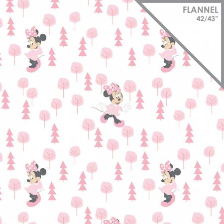 Fabric, Flannel Disney Minnie Mouse in the Meadow 85270401B-1