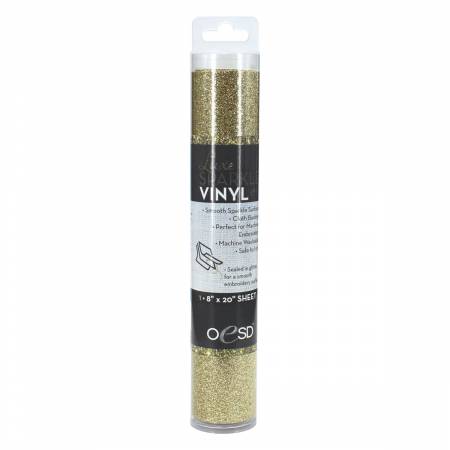 Sparkle Vinyl 8in x 20in Gold  OESDSP004