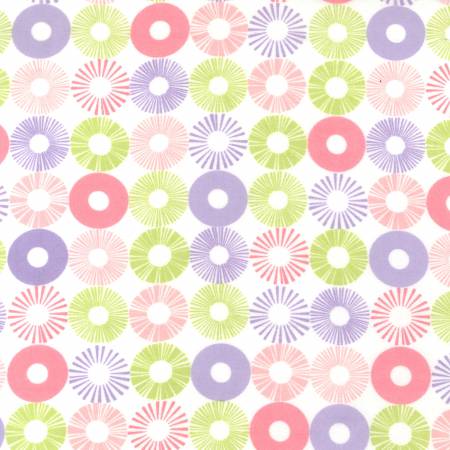Fabric Flannel, Cozy Cotton Doughnut Pink/Purple/Lime SRKF13769109
