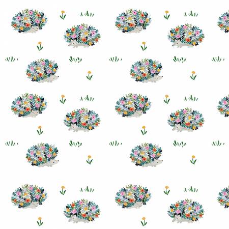 Fabric, Here Comes the Sun, White Porcupines DCJ1607WH