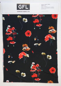 Knit, Theory, Black Poppy Floral 2131