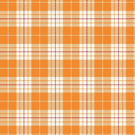Fabric Flannel ,Primo Plaids Aunt Grace Orange U091-0128