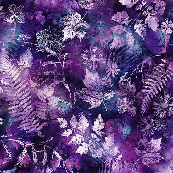 Fabric, Mystic Mountain Digital Print, Amethyst 25011-701