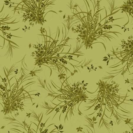 Fabric, Autumn Air, Dark Olive Harvest Tonal Y3001-25