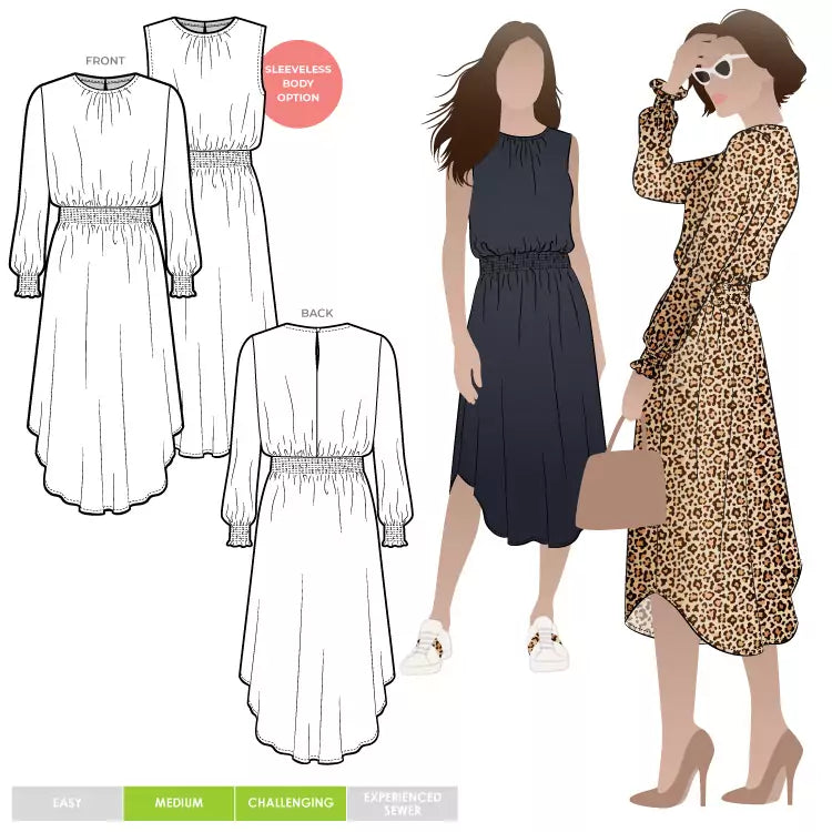 Pattern, Style ARC, Asha Dress Multi-Size