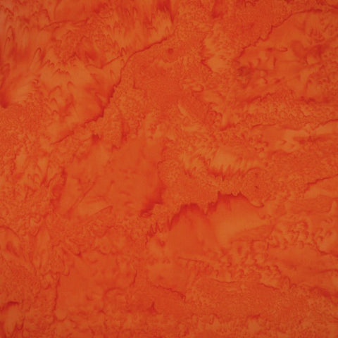 Fabric, Batik, Harvest Moon, Sleek Orange - WF-10-6596