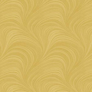 Fabric, Wave, Gold 02966-33
