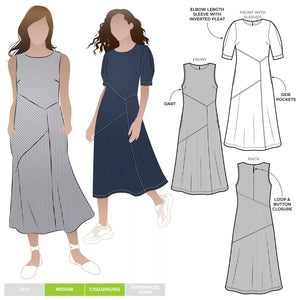 Pattern, style ARC, Yvette Dress Multi-Size